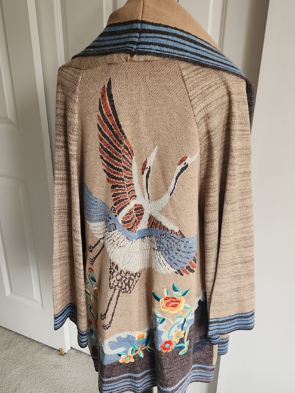 Anthropologie HWR Crane Cardigan SZ XS